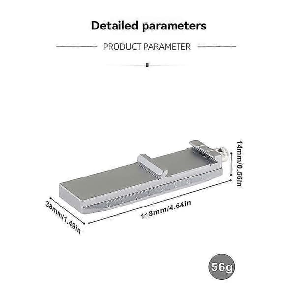 Sæt med hurtigudløserplade til RS4 Mini Stabilizer Kamera Hurtigudløserplade Kameratilbehør