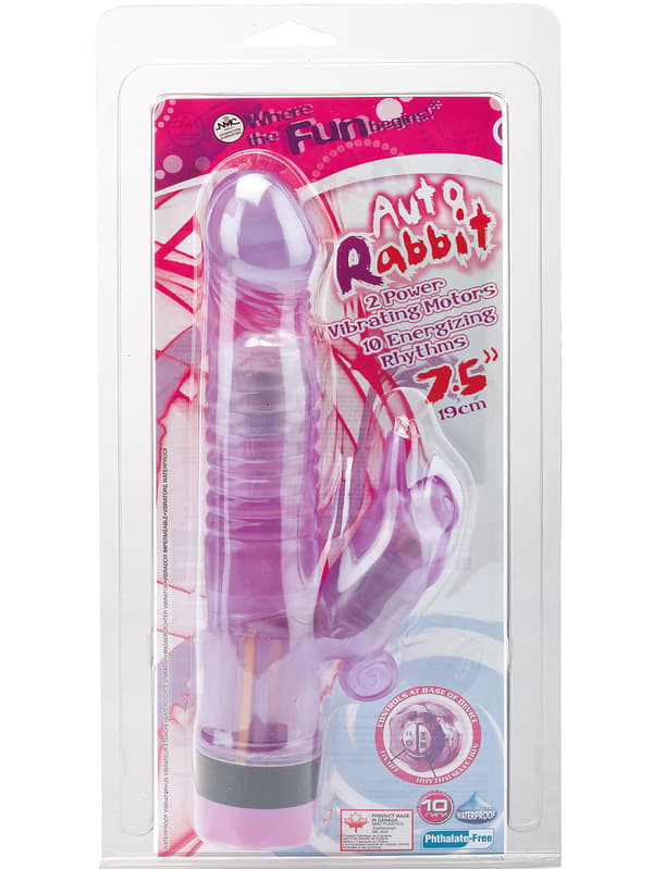 【YD】Auto Rabbit: Massagestav Lila Jelly