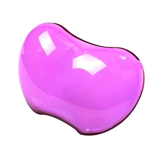 Large Mouse Pad Transparent Mouse Pad Silicone Mouse Pad Wrist Rest Cover (Violet)