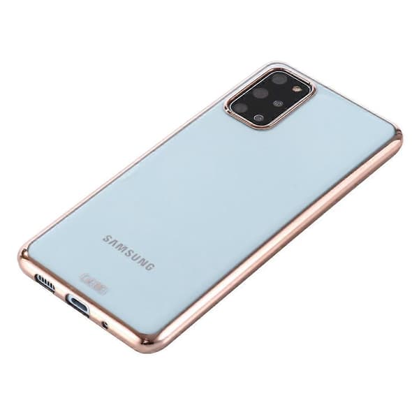 (Ny) GEBEI Plating TPU Støtsikkert Beskyttelsesdeksel Til Galaxy S20+ Gold