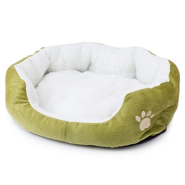 Hundeseng Vaskbare varme runde hundesenger for valper og kattunger Coffee