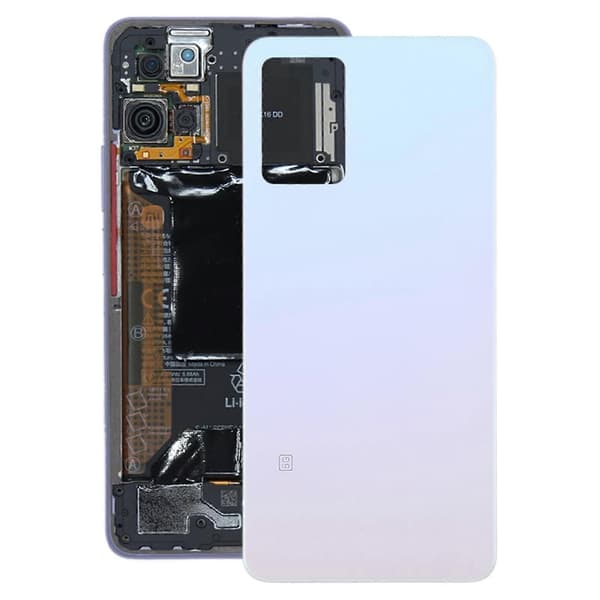 (Ny) Til Xiaomi Redmi Note 11 Pro+ 5G Glas Batteri Bagcover White