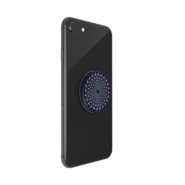 【YD】PopSockets Irrotettava ote jalustatoiminnolla LUXE Spin BackSpin Alum Propeller Blå 10