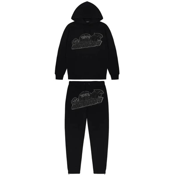 HÆTTETRØJE TRÆNINGSDRAGT BLACKOUT EDITION SORT/SORT 8854-SORT SÆT 8854-BLACK SÆT 8854-BLACK SET S