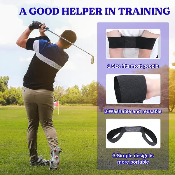 [YD]2 pcs golf swing training aid arm band trainer golf swing posture correction