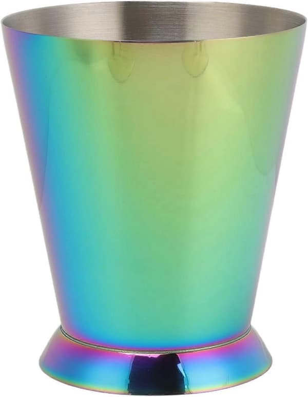 Bartenderkopp, cocktailblandekopp i rustfritt stål, fargerik gradient rustfri cocktailblandekopp for hjemmebar