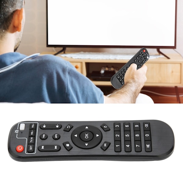 Slitesterk fjernkontroll med store knapper for H96 PRO TV-boks - Enkel å bruke og erstatte