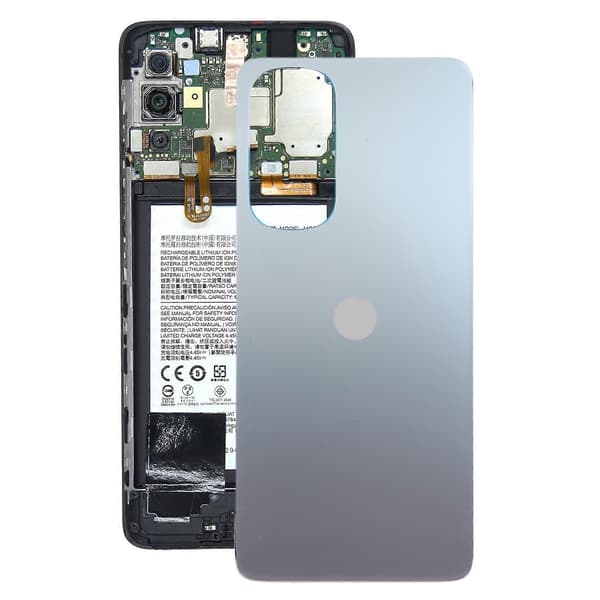Kompatibelt batteribakstycke för Motorola Edge 30 Silver