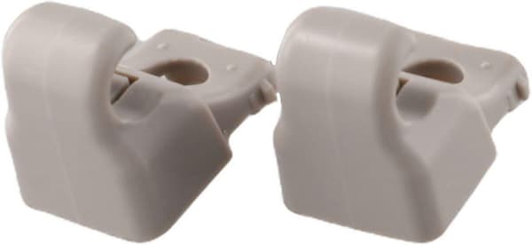 【YD】Sun Visor Clips for Tesla Model 3 2017, ABS Plastic, Includes Left and Right Clips, Part Number 113099300A
