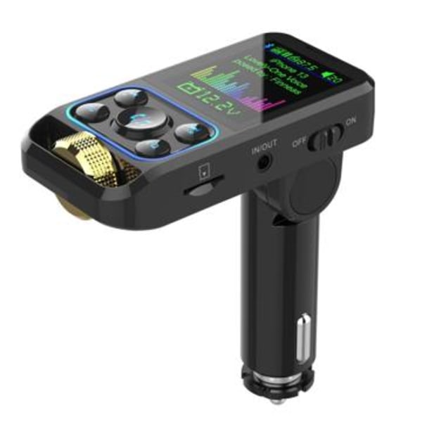 Bluetooth FM-sender og rask billader med LCD-skjerm BC83