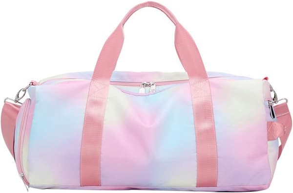 Urheilukassi lapsille - Urheilukassi tytölle - Uimakassi kenkätaskulla - Uimakassi - Kuntosalikassi - Märkä- ja kuivatilalla - Tanssikassi - Uimiseen Rainbow Colorful