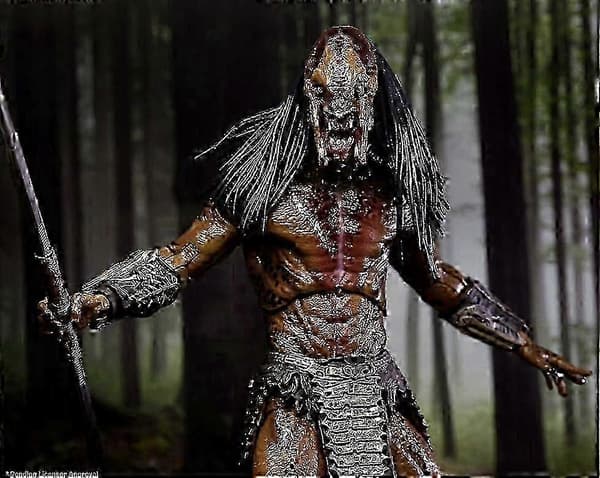 NECA Predator Feral Predator Samlarfigur - Mycket Detaljerad Filmreplika