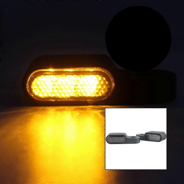 2x12v Motorcykel Scooter Blinklys Styr Led FT