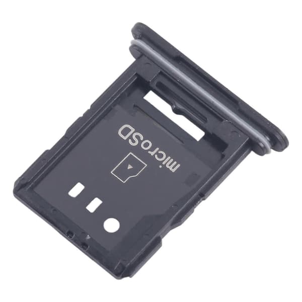 (Ny) For Sony Xperia 10 VI SIM + Micro SD-kortskuff Black