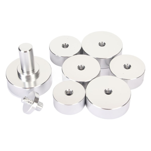 7-Delars Bezel Press Die Set - Professionell Reparationsverktygssats för Urboettlock i Rund Aluminiumlegering 27-40mm