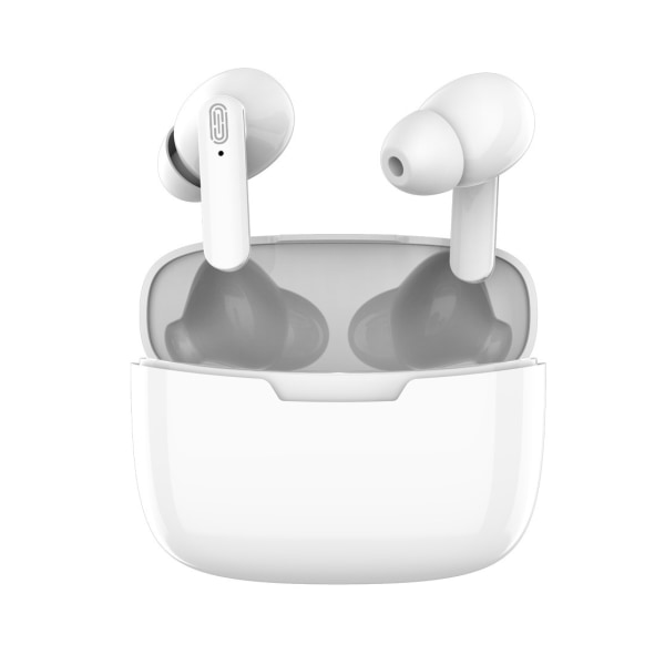 Trådlösa hörlurar Bluetooth 5.0 pekkontroll IPX5 Vit
