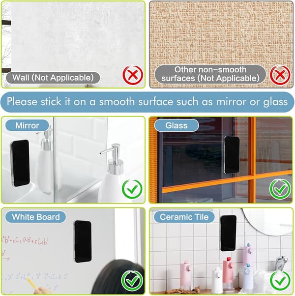 Silikoninen puhelinpidike imukupilla, erittäin vahvat imukupit translucent