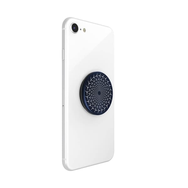 【YD】PopSockets Irrotettava ote jalustatoiminnolla LUXE Spin BackSpin Alum Propeller Blå 10