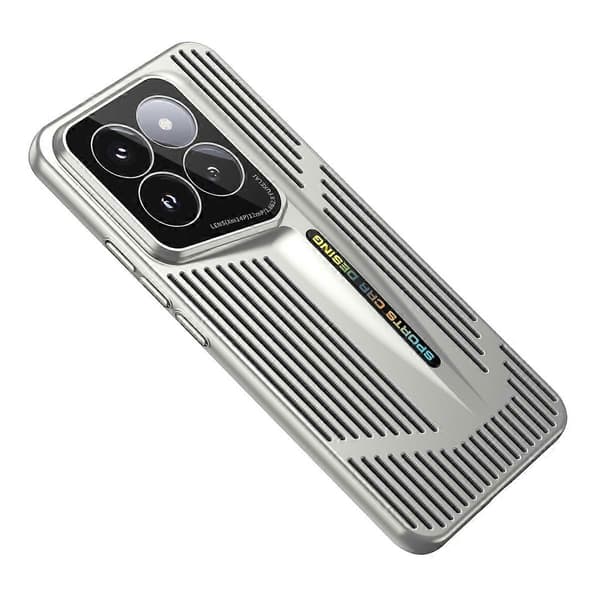 Blade Cooling PC -puhelinkotelo täydellä peitolla Xiaomi 14 Prolle Titanium Silver