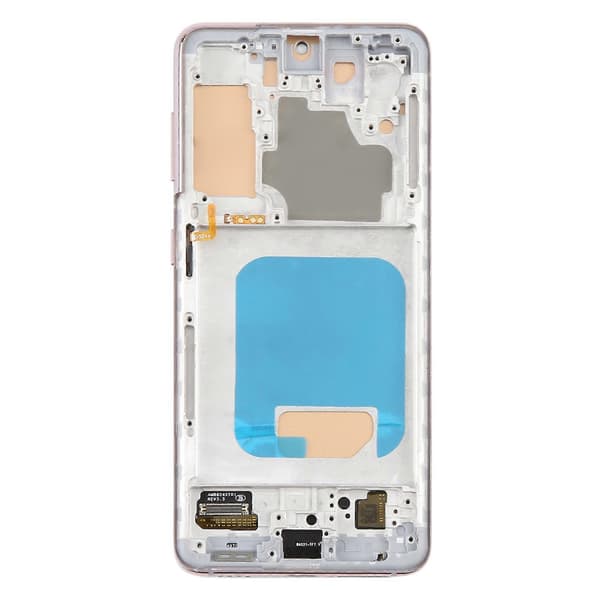 För Samsung Galaxy S21 5G SM-G991B 6,12 tums TFT LCD-skärm Digitizer komplett montering med ram, stöder inte fingeravtrycksidentifiering Gold