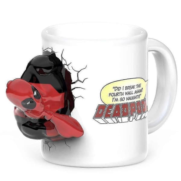 Krus Deadpool Krus Kop 3d Keramisk Kop
