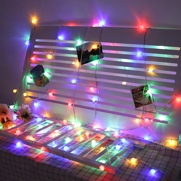 DC24V 10m 100LED Vanntette Fargerike Vanndråpe Lyslenker for Juledekorasjon