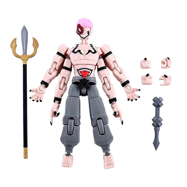 Actionfigur med utskiftbare deler – 14 cm – for samlere av anime-fans E