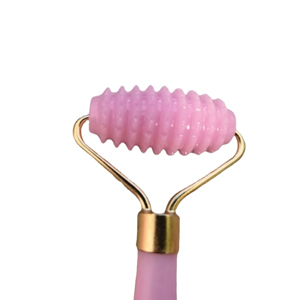 3st Set Resin Roller Massager Gua Sha Ansiktsvårdsrulle pink