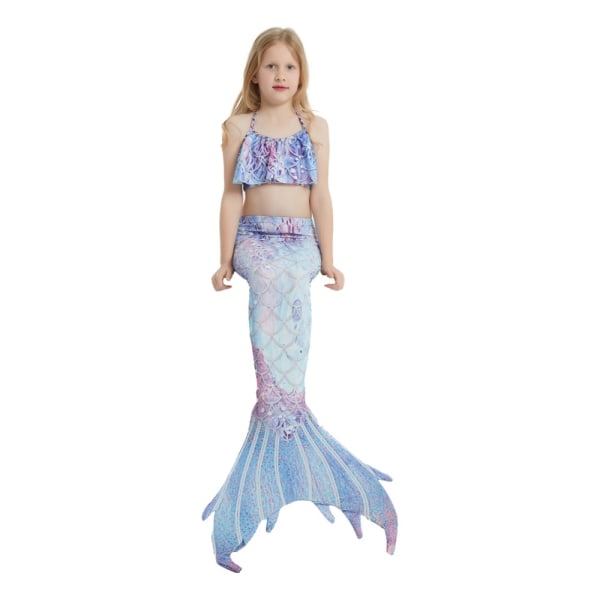 Adult Mermaid Tail, NO Monofin - Sett for voksne og tenåringer med undertøy E504 Adult L