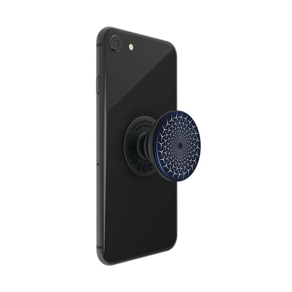 【YD】PopSockets Avtakbart grep med stativfunksjon LUXE Spin BackSpin Alum Propeller Blå 10