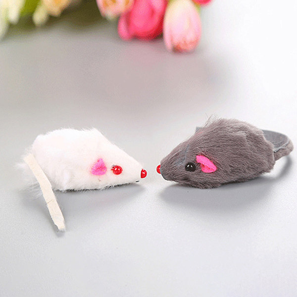 PCS Mouse Shape Cat Pet Lelu Pehmo kissan lelu Lemmikkitarvikkeita Simuloitu A2