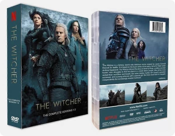 【YD】The Witcher Sæson 1-4 DVD TV-serie 11-disc engelsk version