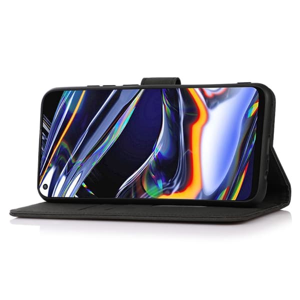 【YD】KHAZNEH Galaxy A35 5G Etui Mat Læder Sort 80