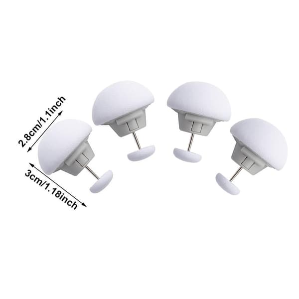 【YD】Dynebetræk lås 4X Hvid White one size
