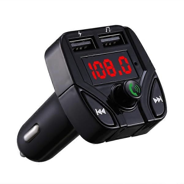 (Ny) C4 Bluetooth MP3 Håndfri Bilenhet LCD FM-sender Dobbel USB-lader Not Specified