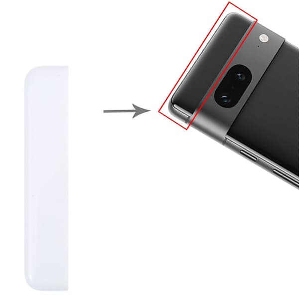(Ny) KOMPATIBEL Front Øvre Top Bagcover til Google Pixel 7 White