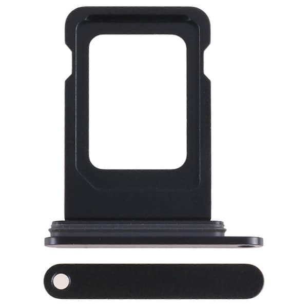 (Ny) Til iPhone 15 Pro Max SIM-kortbakke Black