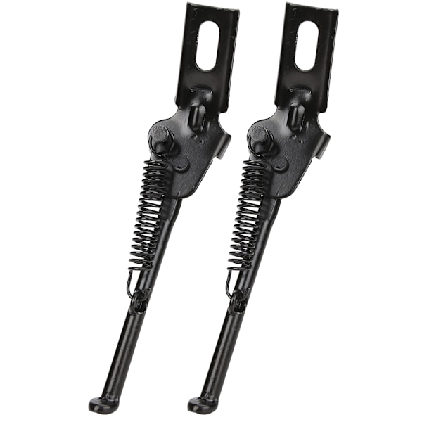 2-pack Justerbart Svart Kolstål Stöd för 12-tums Barncyklar - Hållbart Ersättningsstöd