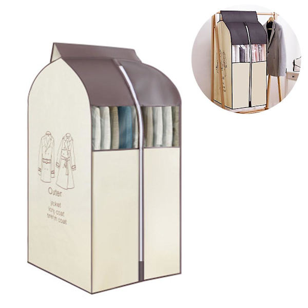 Hanging Garment Bag Garment Bag with Transparent Pvc Cover