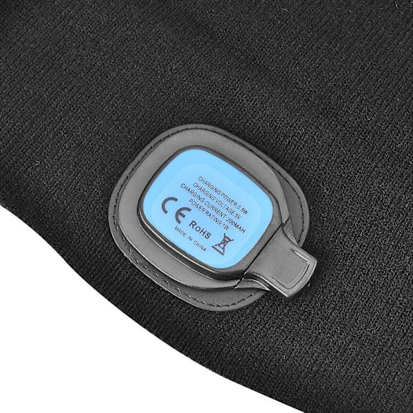 4 LED- cap black
