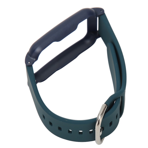 Justerbart 20mm Vattentätt Mjukt Silikon Armbandsur med Skal för OPPO Free i Midnattsblå + Blått Skal