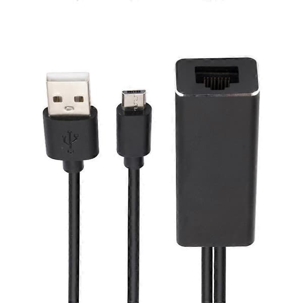 (Ny) WK1109 Micro USB til RJ45 netværkskort til Fire TV Stick Not Specified