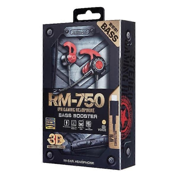 REMAX RM-750 8PIN Interface Gaming Hörlurar Not Specified