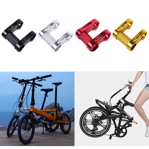 Bicycle handlebar extension Double flashlight Double computer holder Mounting bracket