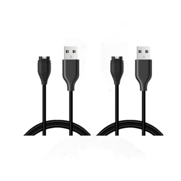 2-pack Universallader for Garmin klokker black