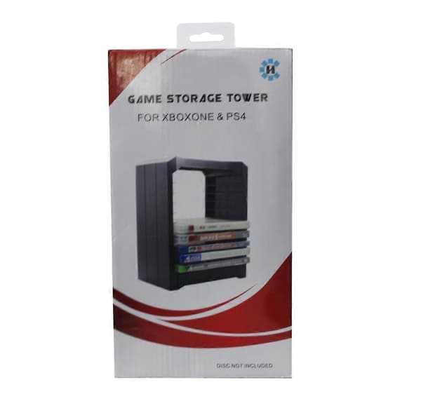 (Ny) Disc Holder Spilltilbehør Oppbevaringsboks for PS4 Tilbehør / Vertspanel / Spillplater For PS4 Not Specified