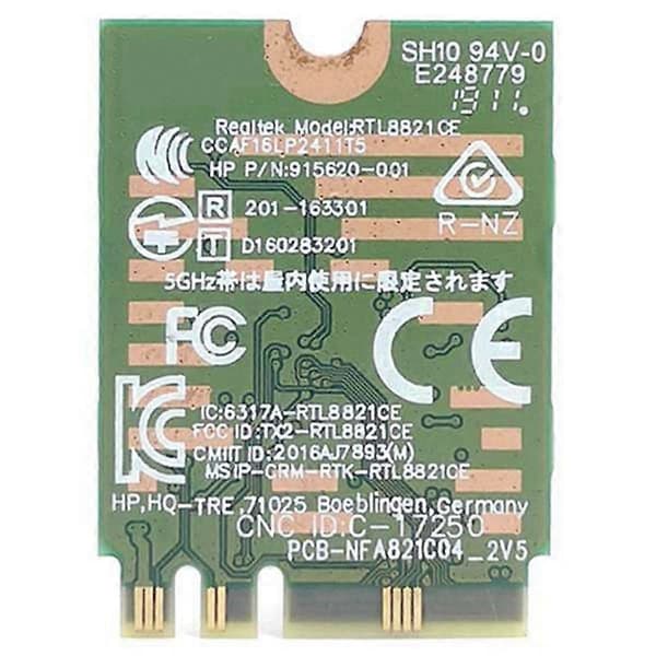 RTL8821CE Wi-Fi+BT Combo Adapterkort til ProBook 450 G5-serien