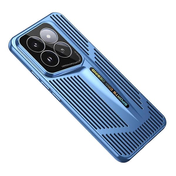 Blade Cooling PC -puhelinkotelo täydellä peitolla Xiaomi 14 Prolle Blue