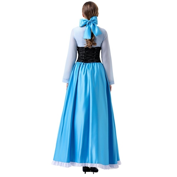 Vuxen Halloween Cosplay Klänning för Lilla Sjöjungfrun Ariel Prinsessa XL