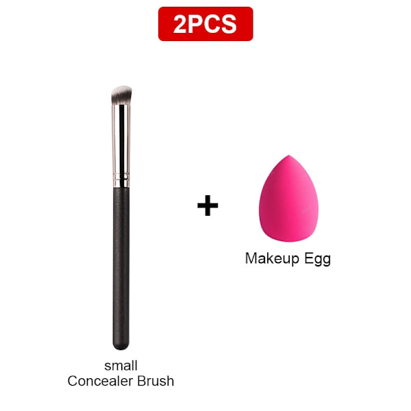 Sminkborstar Blush Concealer Makeupborstar för ansiktet Set 3